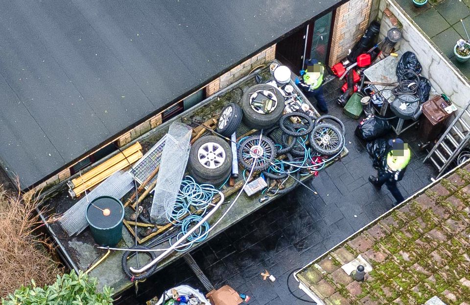 Gardaí search the Hennessy house